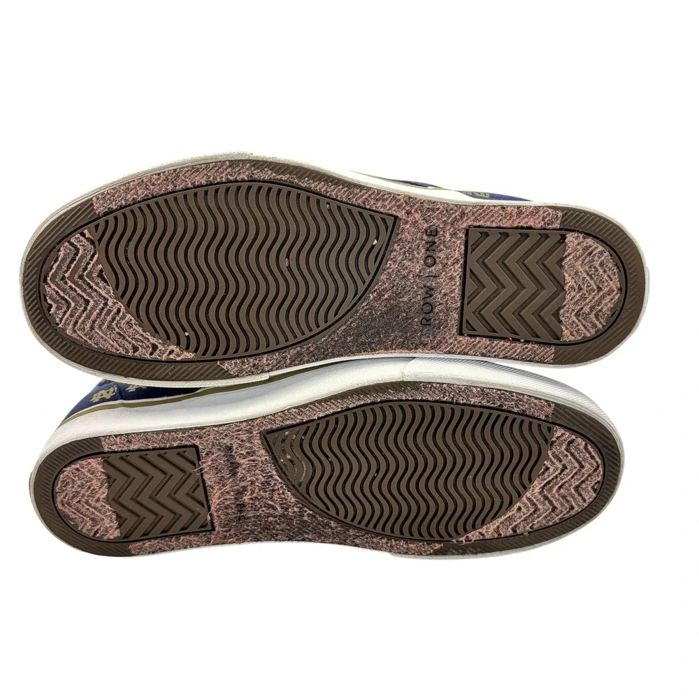 Notre Dame Fighting Irish Unisex Slip On Canvas Shoes‎ Gold Logo Size M6.5/W8
